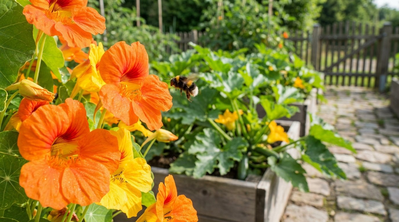 entdecken Sie, wie Kapuzinerkresse Ihren Gemüsegarten 2026 revolutioniert und natürliche Schädlingsbekämpfung bietet