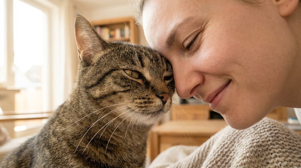 entdecken Sie, wie langsames Blinzeln die geheime Kommunikation zwischen Katzen und Menschen stärkt und eine tiefere emotionale Bindung aufbaut