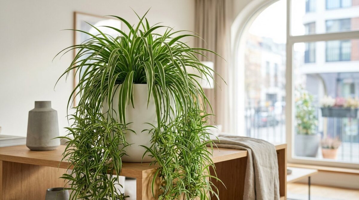 entdecken sie, wie eine gewöhnliche grünlilie mit drei einfachen handgriffen zu einem üppigen grünen vorhang wird und ihr zuhause transformiert